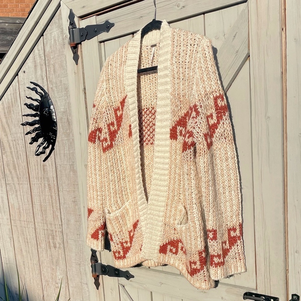 Free people wool cardigan